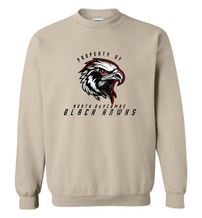 BLACK HAWKS! - Official Gear - Type 8 Sweatshirt, Modern Sports Logo