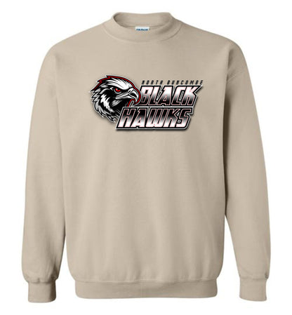 BLACK HAWKS! - Official Gear - Type 10 Sweatshirt, Modern Sports Logo