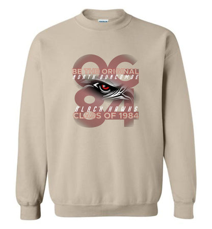 BLACK HAWKS! - Vintage 1984 Reunion Gear - Concept 001 Sweatshirt, Modern Sports Logo