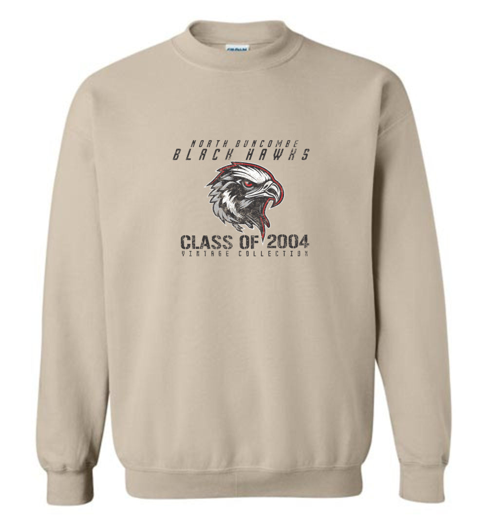 BLACK HAWKS! - Vintage 2004 Reunion Gear - Concept 001 Sweatshirt, Modern Sports Logo