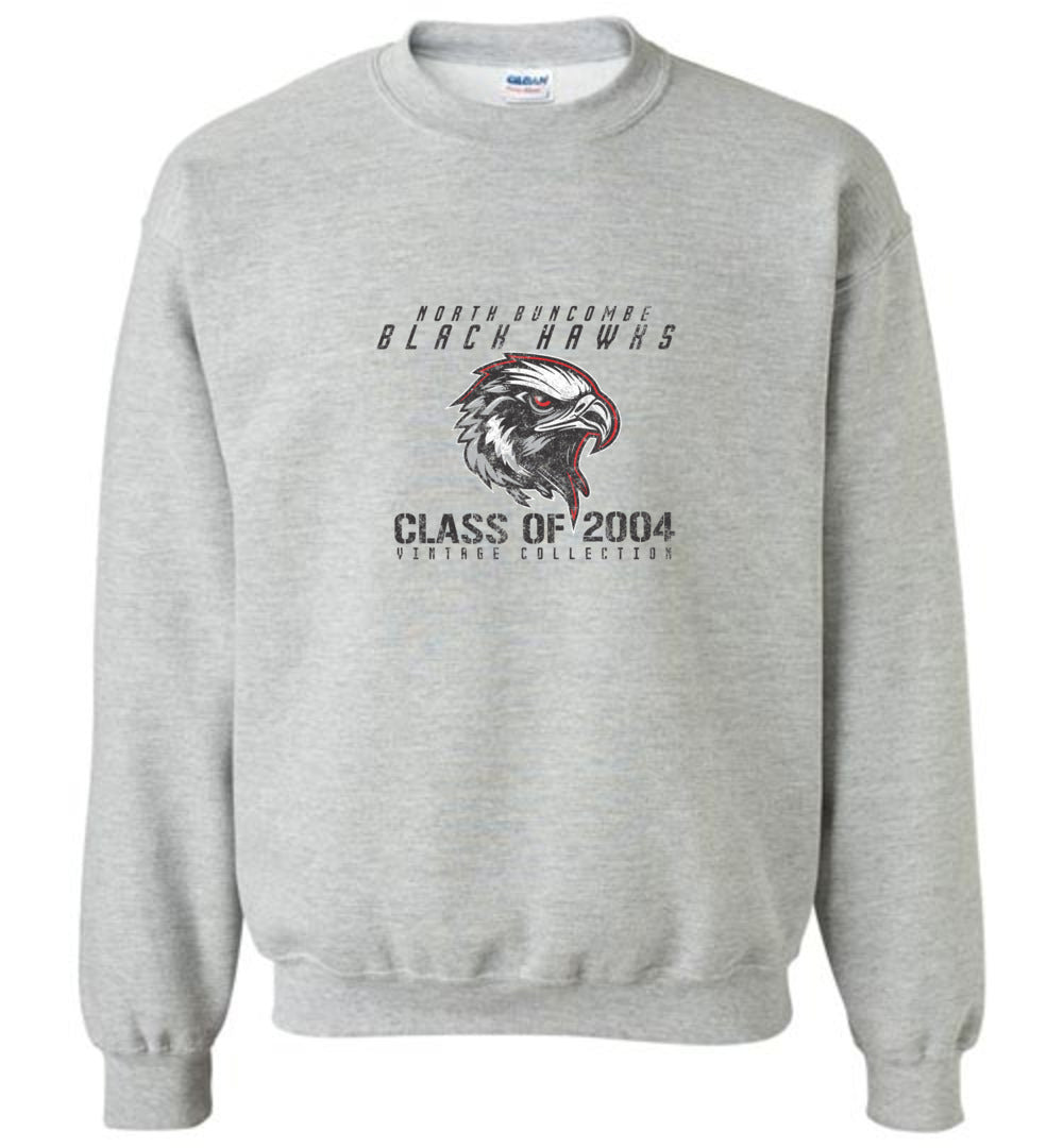 BLACK HAWKS! - Vintage 2004 Reunion Gear - Concept 001 Sweatshirt, Modern Sports Logo