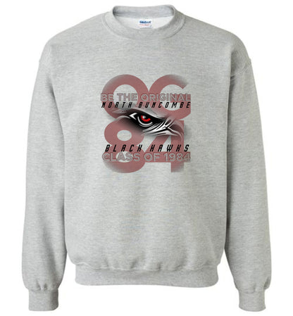 BLACK HAWKS! - Vintage 1984 Reunion Gear - Concept 001 Sweatshirt, Modern Sports Logo