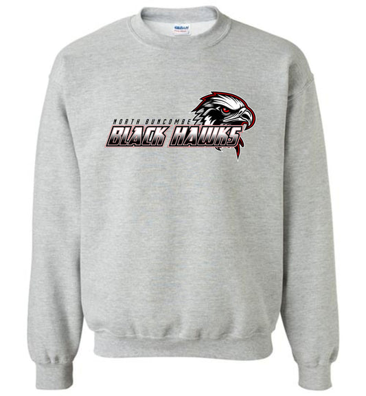 BLACK HAWKS! - Official Gear - Type 2 Sweatshirt, Modern Sports Logo