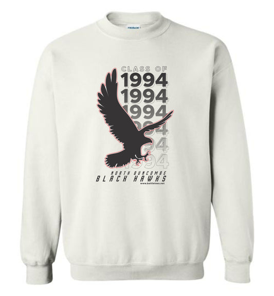 BLACK HAWKS! - Vintage 1994 Reunion Gear - Concept 001 Sweatshirt, Modern Sports Logo