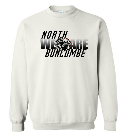 WE ARE NORTH BUNCOMBE! - Official Black Hawks Sweatshirt! (Light fabric)