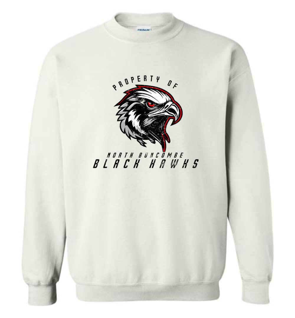 BLACK HAWKS! - Official Gear - Type 8 Sweatshirt, Modern Sports Logo