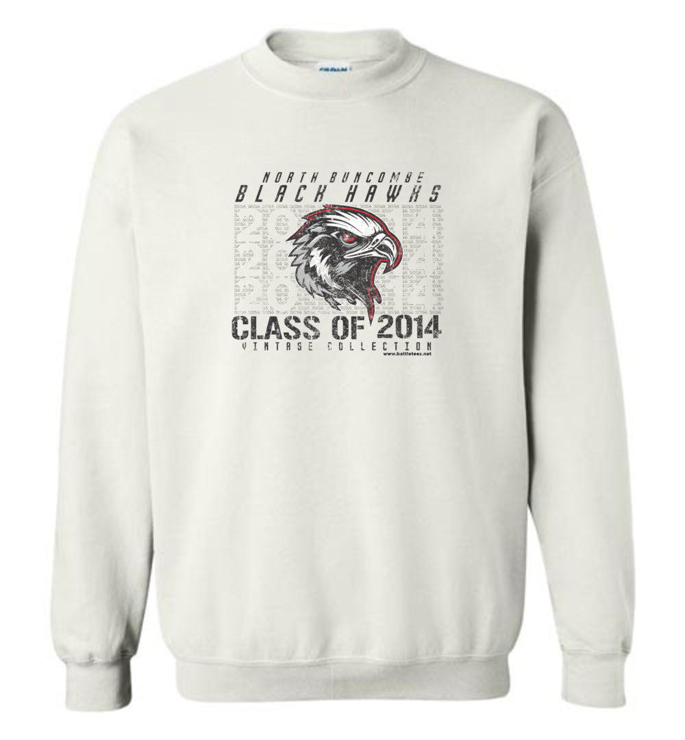 BLACK HAWKS! - Vintage 2014 Reunion Gear - Concept 001 Sweatshirt, Modern Sports Logo