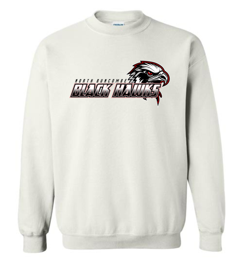 BLACK HAWKS! - Official Gear - Type 2 Sweatshirt, Modern Sports Logo