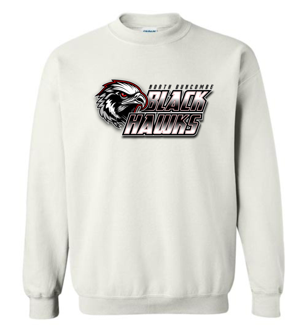 BLACK HAWKS! - Official Gear - Type 10 Sweatshirt, Modern Sports Logo