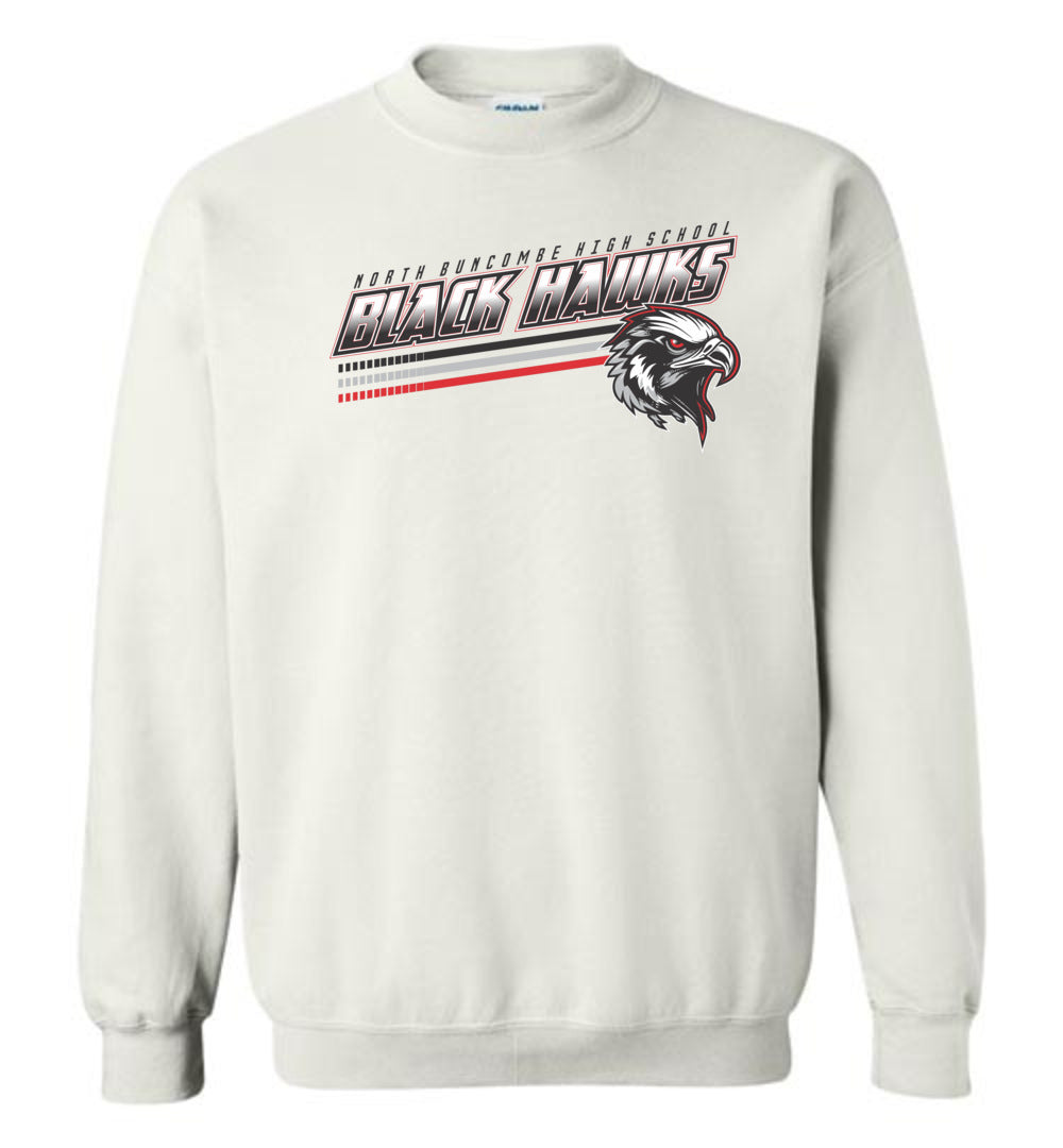 BLACK HAWKS! - Official Gear - Type 13 Sweatshirt, Modern Sports Logo