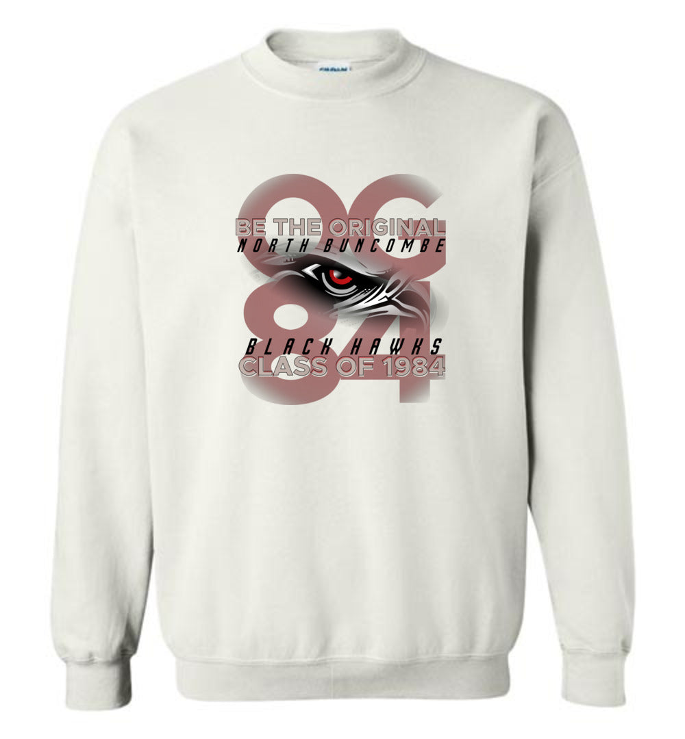 BLACK HAWKS! - Vintage 1984 Reunion Gear - Concept 001 Sweatshirt, Modern Sports Logo