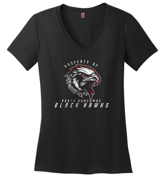 BLACK HAWKS! - Official Gear - Type 8 Women's V-Neck Short Sleeve