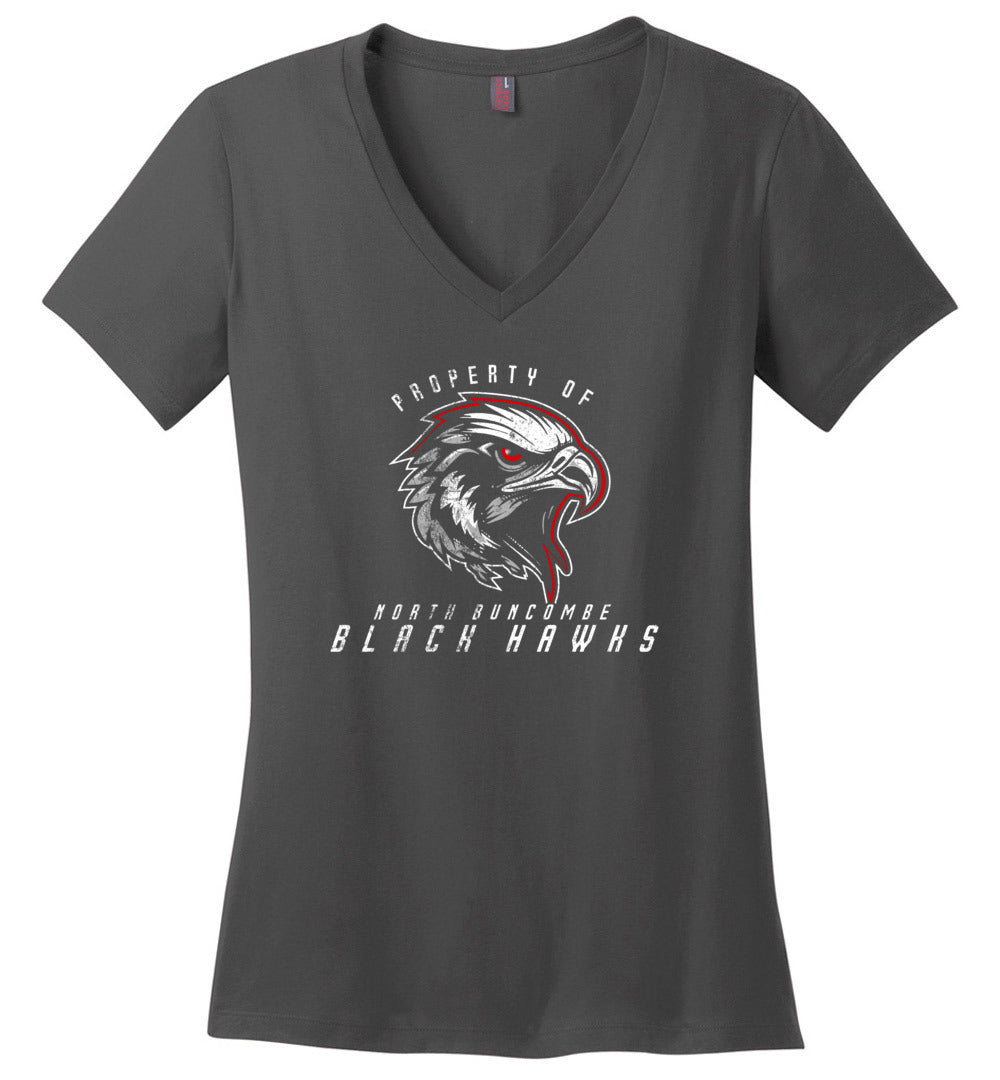 BLACK HAWKS! - Official Gear - Type 8 Women's V-Neck Short Sleeve