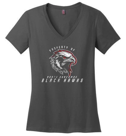 BLACK HAWKS! - Official Gear - Type 8 Women's V-Neck Short Sleeve