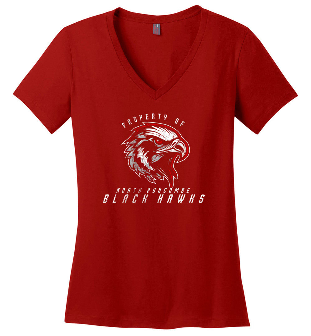 BLACK HAWKS! - Official Gear - Type 8 Women's V-Neck Short Sleeve