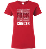 Short Sleeve T-shirts - Ladies - F**K Cancer